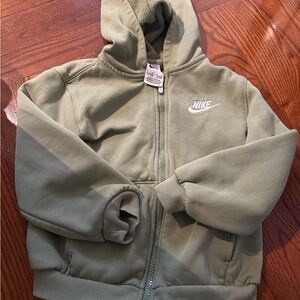 Nike Kids Olive Green Hoodie